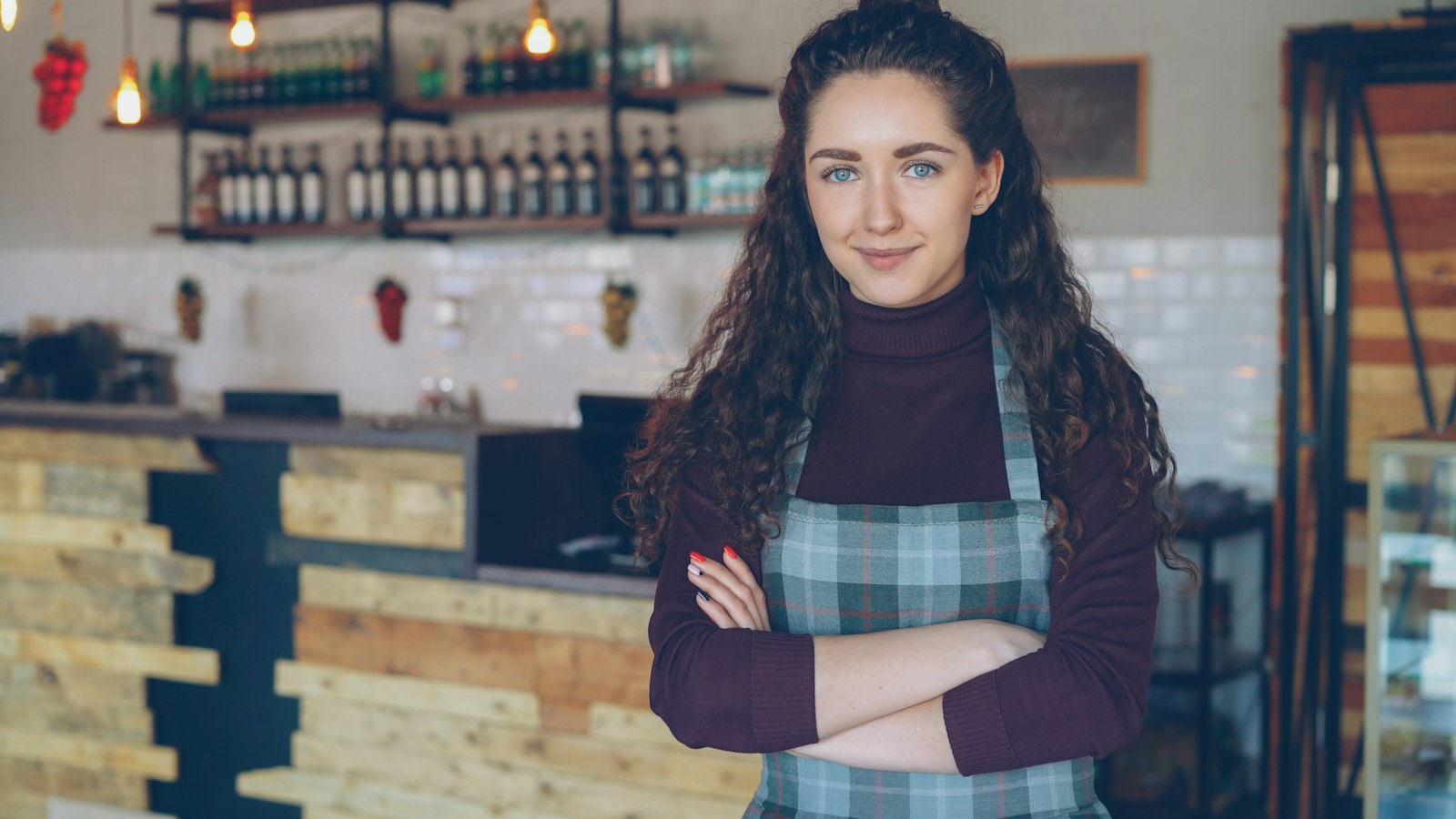 Small business owner in her shop